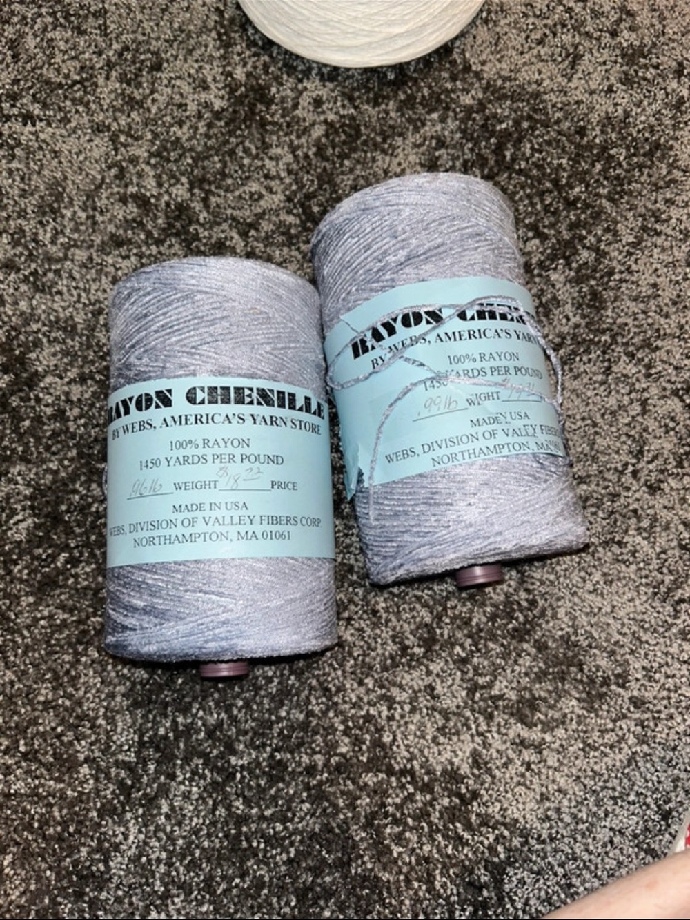 Rayon Chenille lilac